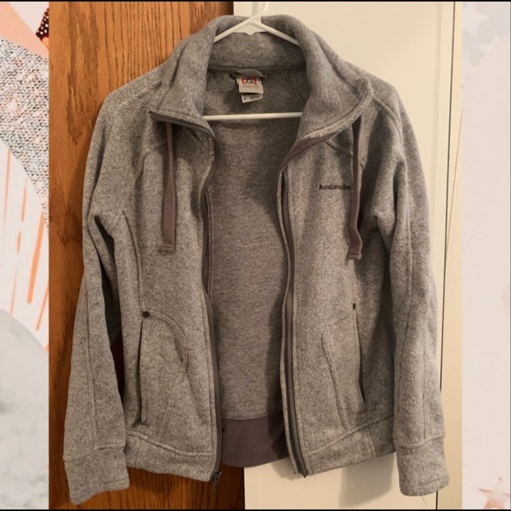Grey Avalanche Zip Up